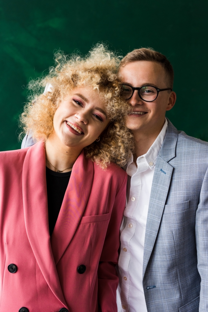 sesja zakochanych z hulajnogami