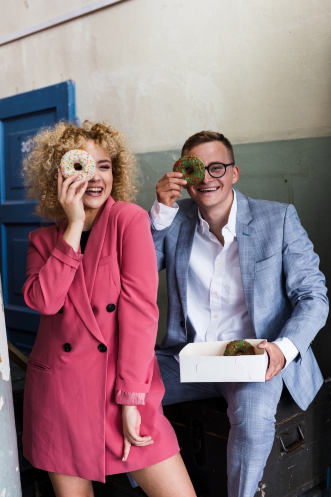 sesja zakochanych z hulajnogami