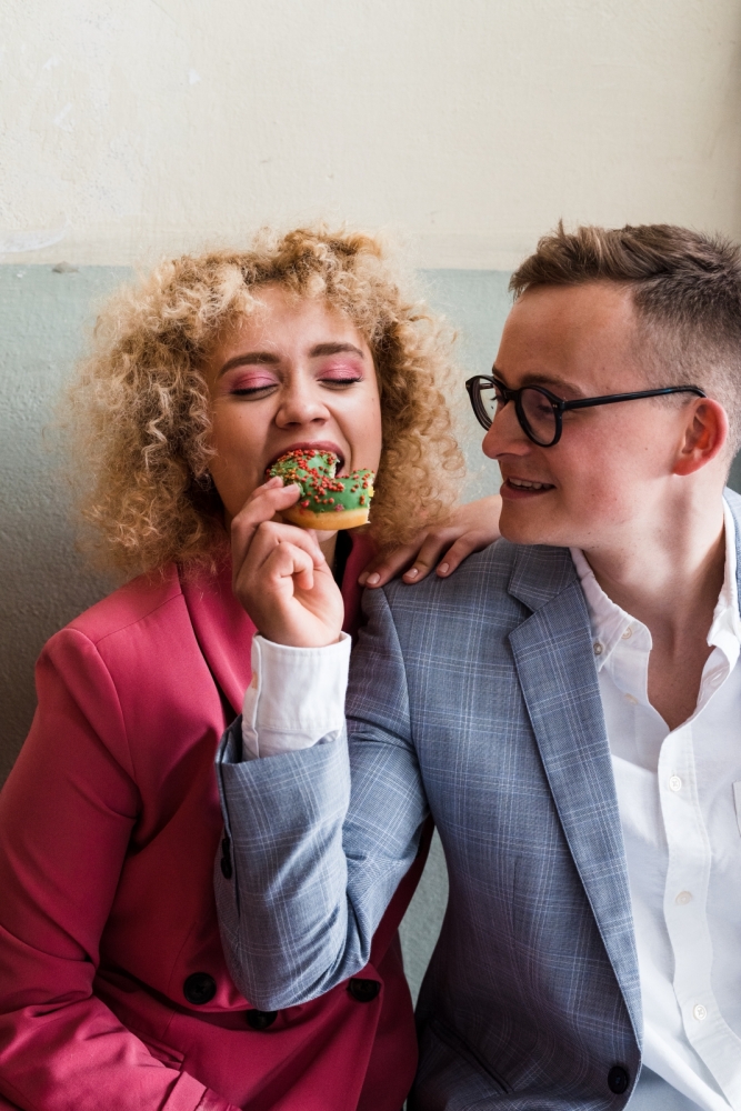 sesja zakochanych z hulajnogami