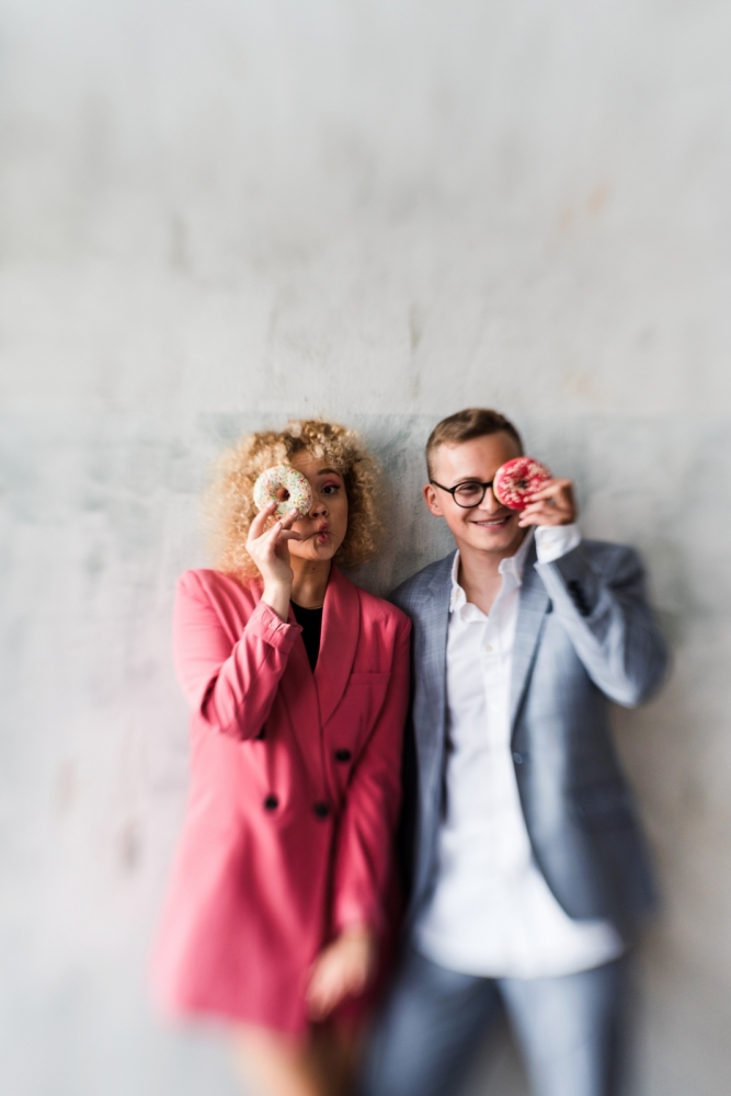 sesja zakochanych z hulajnogami