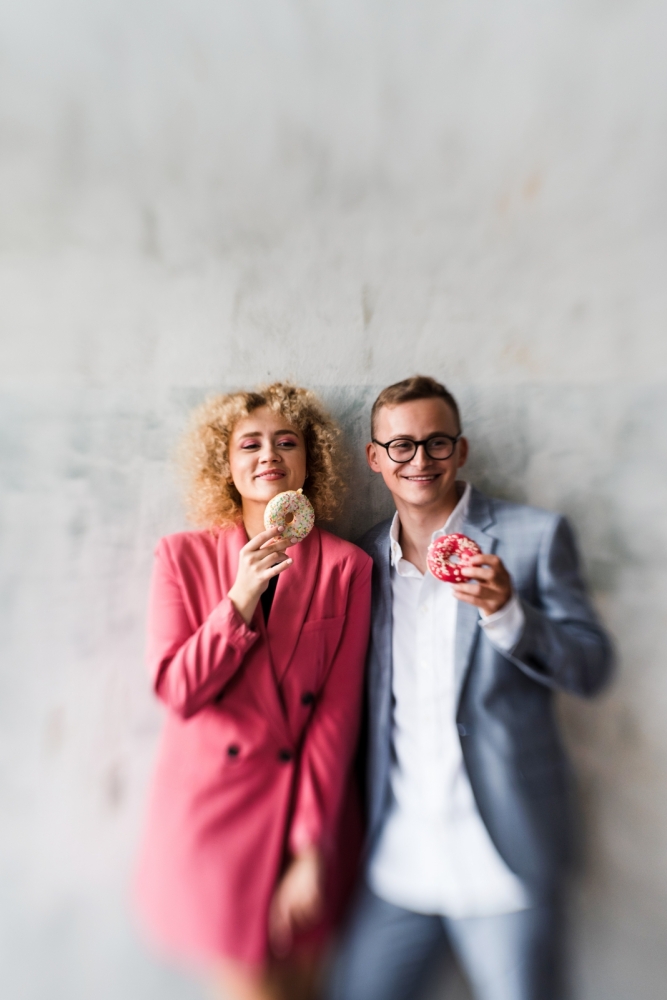 sesja zakochanych z hulajnogami