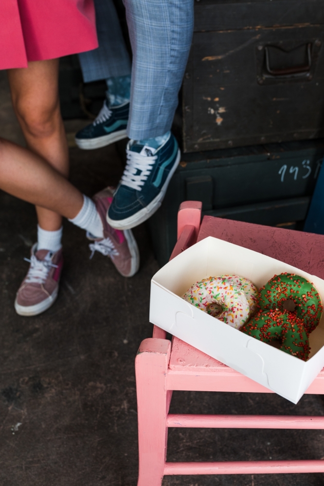 sesja zakochanych z hulajnogami