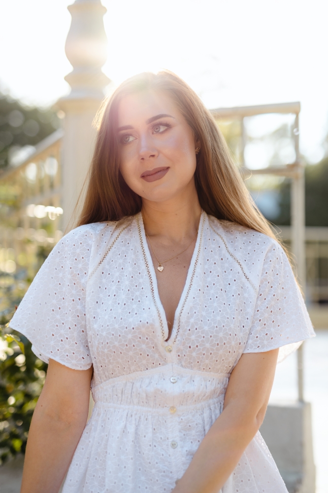 sesja kobieca w łódzkim parku